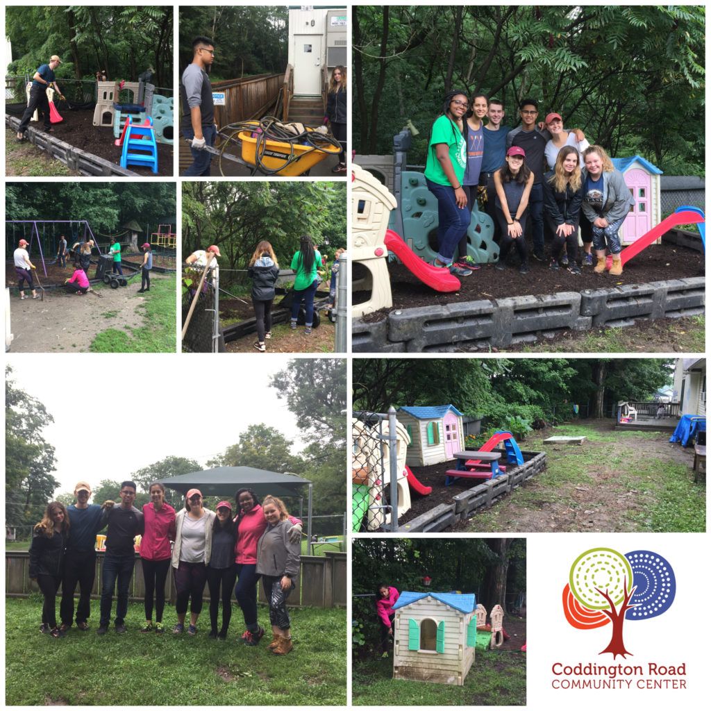 Cornell University POST Program Volunteers at the Coddington Road Community Center in Ithaca NY.