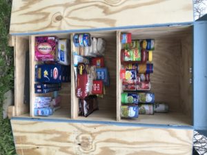 Coddington Road Community Center now has a food sharing cabinet 