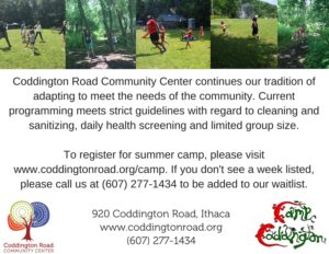 Camp Coddington Ithaca NY Summer Camp